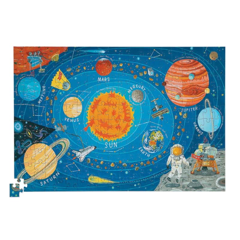 Crocodile Creek Poster Puzzle - 200 Parça - Uzay resmi